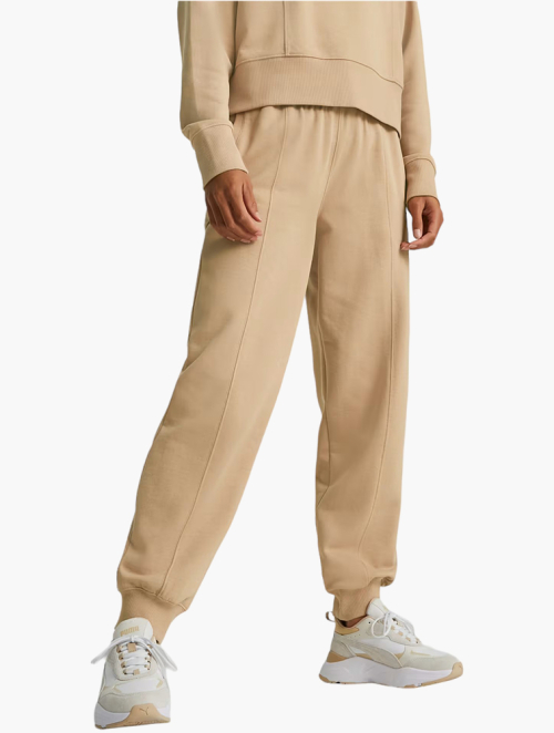 MyRunway | Shop PUMA Dusty Tan Her High Waist Tr Pants for